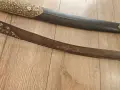 Ятаган със сребърни набивки по острието , снимка 5