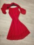 Дамска официална рокля в червен цвят, снимка 9