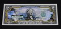 Банкнота $2 /2009-2003А/ colorized NIAGARA FALLS или GRAND CANYON NATIONAL PARK, снимка 4
