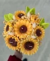 Букет от соев восък “Слънчогледи”, снимка 1