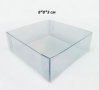 8-8-3 см прозрачна ниска кутия кутии за ръчна изработка сувенир сапун фигурка кутийка, снимка 1 - Други - 40160024