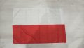 Знаме на Полша Poland Polska ново, става за окачване и за развяване, размер 88 на 60, снимка 1 - Футбол - 44471531