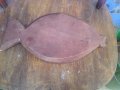 Дървен поднос риба за фъстъци ядки бадеми, снимка 2
