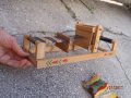 Ретро играчка - дървен детски тъкачен стан., снимка 2