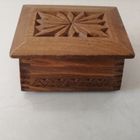Дървена кутия 10 х 7 h 6.5 cm. , снимка 5 - Други стоки за дома - 36077271