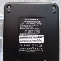Зарядно устройство PUJIMAX за 4бр. литиево-йонни батерии 1,5V, снимка 2 - Друга електроника - 44431677