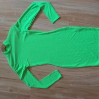 Ярко зелена неонова рокличка, снимка 1 - Рокли - 41885949