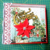 Коледен скрапбук албум , снимка 1 - Коледни подаръци - 42725708