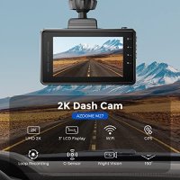 Нова компактна 2K камера за кола автомобил рекордер Dash Cam Видеорегистратор, снимка 2 - Друга електроника - 40124596
