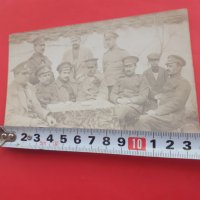 Стара военна снимка офицери Царство България, снимка 5 - Антикварни и старинни предмети - 42215128