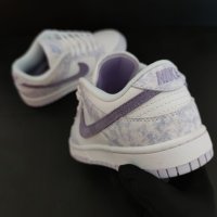 Nike Dunk Purple Aura Lavender White Нови Оригинални Дамски Обувки Маратонки Размер 37 37.5 Номер , снимка 14 - Маратонки - 41087603