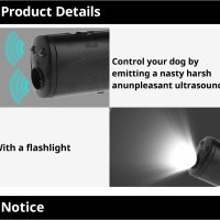 3 в 1 устройство за прогонване на кучета LED ултразвукови репеленти за обучение на кучета , снимка 4 - За кучета - 40918578