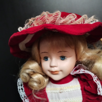 Стара Порцеланова кукла 50см, снимка 3 - Колекции - 44601958