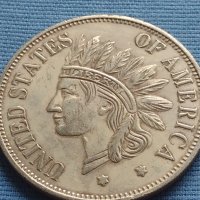 Монета 1 долар 1851г. САЩ РЕПЛИКА на Американския сребърен долар за КОЛЕКЦИЯ 30046, снимка 8 - Нумизматика и бонистика - 42702693