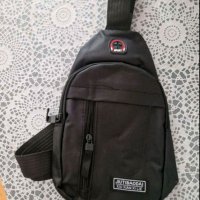 Мъжка чанта за рамо черна , снимка 9 - Чанти - 41784559
