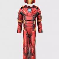 Невероятен костюм на Iron man /Железният човек/ с мускули и маска, снимка 1 - Други - 38686532