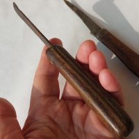 стара сгъваема ножка с дървена дръжка - 3 бр. нож ножче ножове, снимка 10 - Антикварни и старинни предмети - 44355171