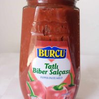 Разпродажба! Турско фино смляно пюре от червени чушки Burcu 600 гр., снимка 1 - Други - 41933733