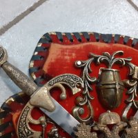 Стар герб за декорация, нож, кама, шпага, сабя, снимка 4 - Антикварни и старинни предмети - 34176239
