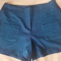 Сини къси панталонки , снимка 1 - Къси панталони и бермуди - 42212533
