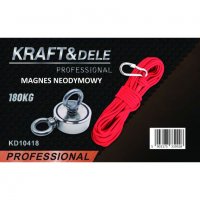 Неодимов магнит 180 кг KD10418 Kraft & Dele, снимка 3 - Екипировка - 39888338