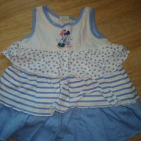 Маркови бебешки роклички Benetton,Disney и други, снимка 4 - Бебешки рокли - 41329706