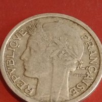 Две монети 1 Дойче марка 1956г. Германия / 1 франк 1949г. Франция редки за КОЛЕКЦИОНЕРИ 30239, снимка 9 - Нумизматика и бонистика - 44348857
