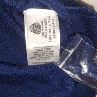 Mario Conti Berto merino V neck (XL) мъжки пуловер 100% Merino Wool , снимка 3 - Пуловери - 42544556