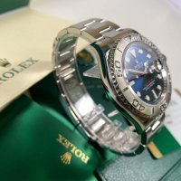 Rolex Yacht Master Silver Blue , снимка 3 - Мъжки - 41878932