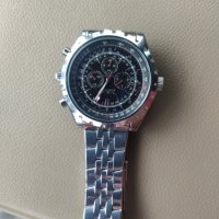 JARAGAR LIMITED EDITION автоматичен часовник ,хронограф,неръждаема стомана,регулируем с бутон безел, снимка 4 - Мъжки - 41548492