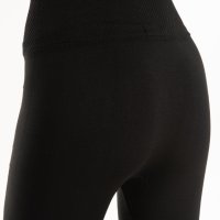 Дамски летен панталон с еластична и висока талия черен фин , снимка 6 - Панталони - 41117919