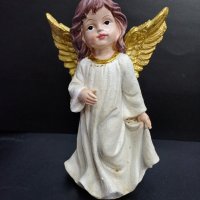 Висок Златен ангел от висококачествен полирезин , снимка 6 - Статуетки - 42689933