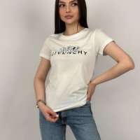 Дамска памучена тениска   Givenchy  реплика, снимка 5 - Тениски - 41749552