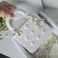 Mini Lady Dior Bag Diamond Motif, снимка 1 - Чанти - 40568064