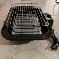 Електрическа скара (барбекю) с терморегулатор 2000W, снимка 1 - Скари - 44589792
