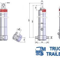 ХИДРАВЛИЧЕН ЦИЛИНДЪР BINOTTO MF B3 145/4/4710-RP, снимка 2 - Части - 39682927