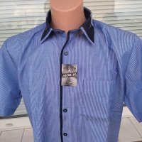 Продавам мъжка памучна лятна риза с къси ракави във два цвята, снимка 1 - Ризи - 41170099
