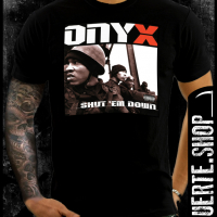 Тениска с щампа ONYX SHUT EM DOWN, снимка 1 - Тениски - 36209984