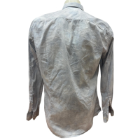 Мъжка риза HUGO BOSS размер L синьо бяло, снимка 3 - Ризи - 44589634