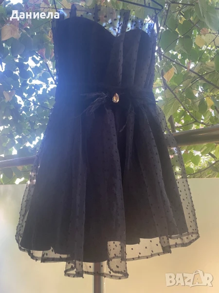 Черна рокля Christin fashion, снимка 1