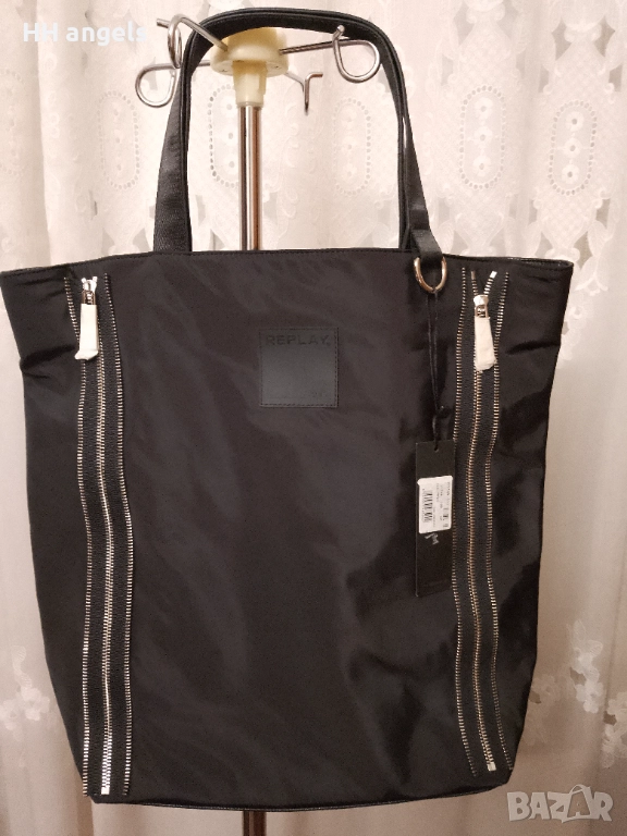 Replay tote чанта с етикети, снимка 1