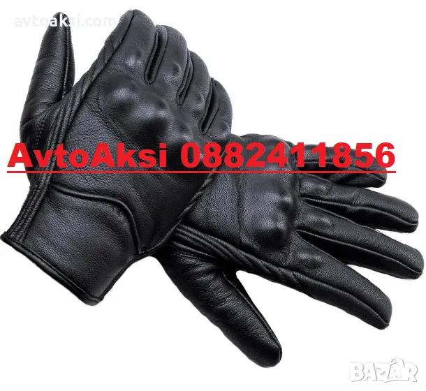 Мото Ръкавици Естествена Кожа 2 БР/К-Т-721108, снимка 1