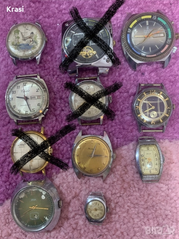 Стари работещи механични часовници, снимка 1