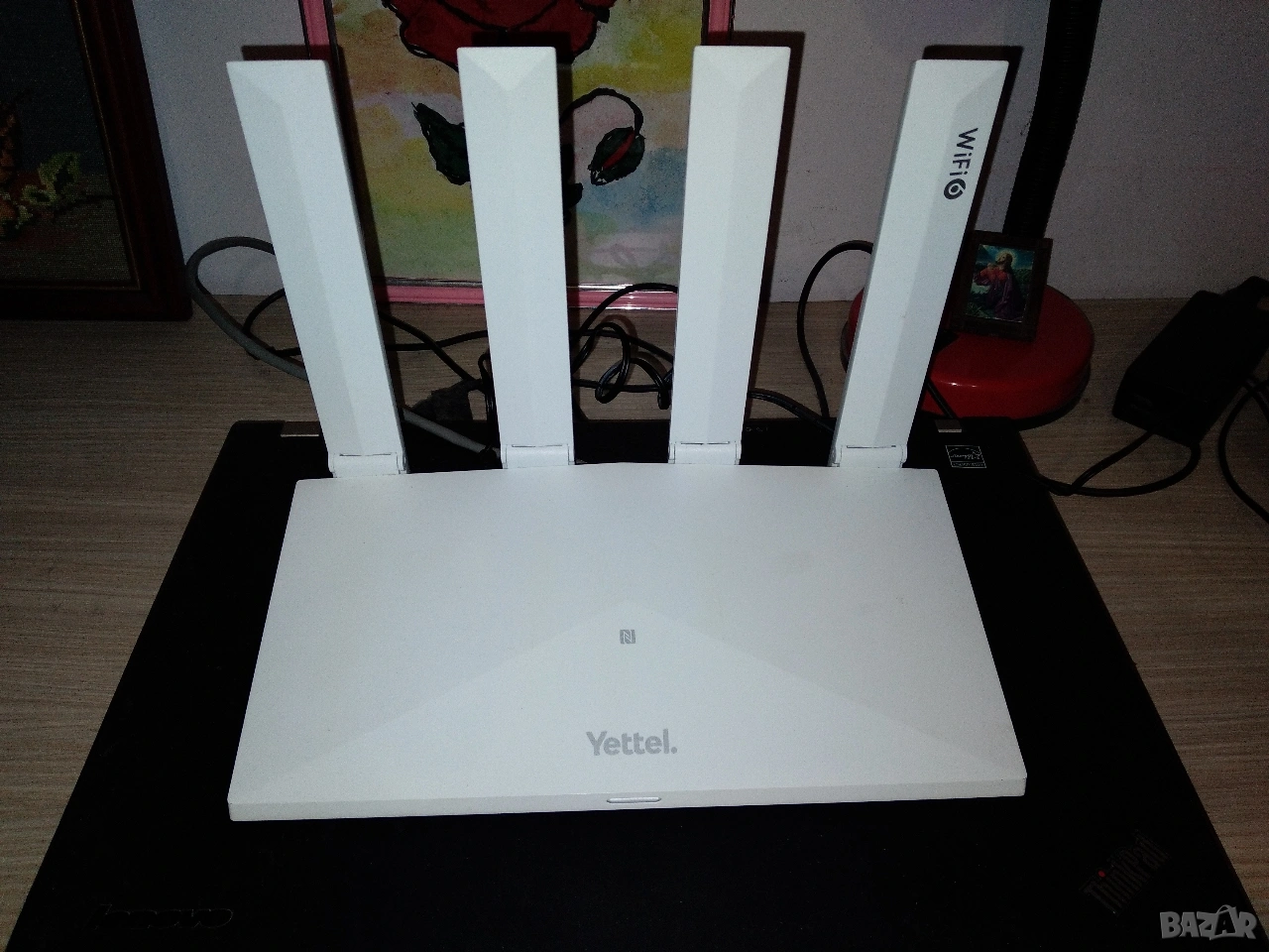 Рутер ZTE T3000 WiFi 6 AX3000 2xWAN/LAN 2xLAN WHITE, снимка 1