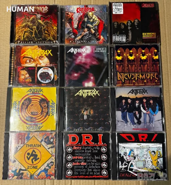 Anthrax - Kreator - D.R.I. , снимка 1