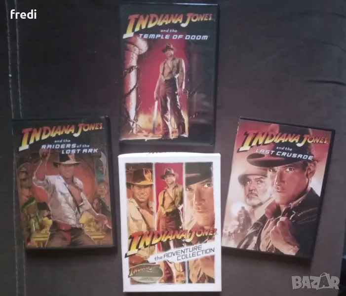 Indiana Jones Box 3 DVD без BG суб, снимка 1