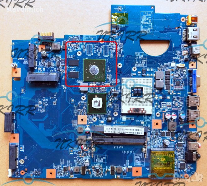 Дънна платка за лаптоп Acer Aspire 5740/5340 модел 09285-1m за части, снимка 1