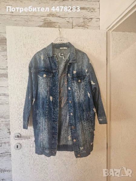 Дълго дънково яке , снимка 1