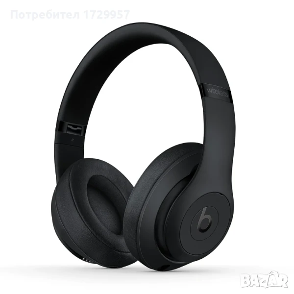 Beats Studio3 Wireless Over‑Ear Headphones - Matte Black, снимка 1