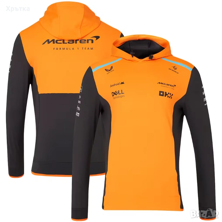 McLaren F1 Team Hooded Sweat - Оригинален мъжки суитшърт р-р L, снимка 1